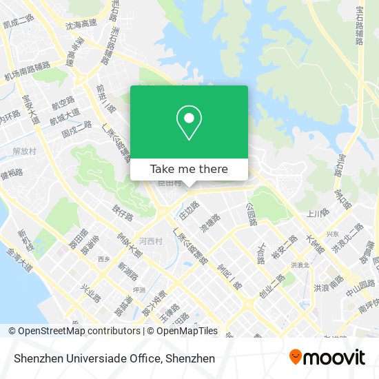 Shenzhen Universiade Office map