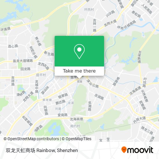 双龙天虹商场 Rainbow map