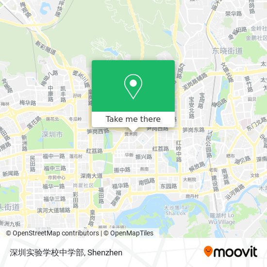 深圳实验学校中学部 map