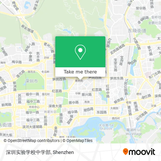深圳实验学校中学部 map