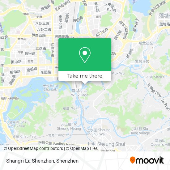 Shangri La Shenzhen map