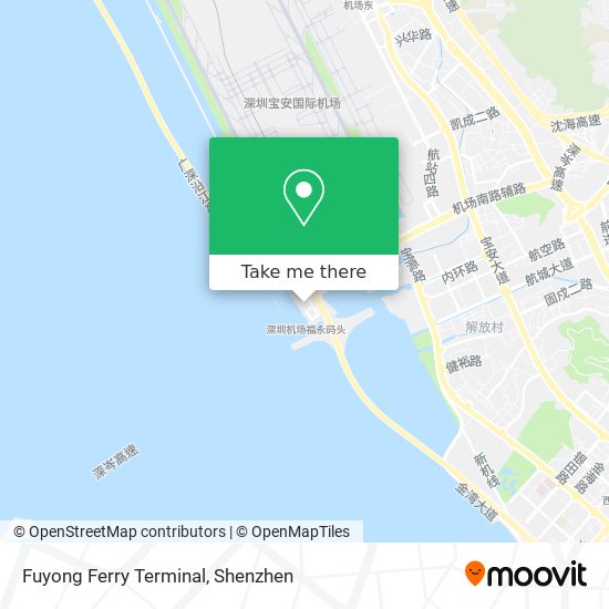 Fuyong Ferry Terminal map