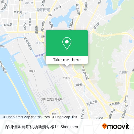 深圳佳园宾馆机场新航站楼店 map