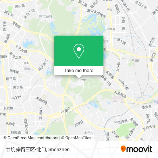 甘坑凉帽三区-北门 map