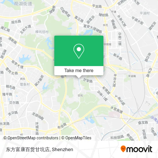 东方富康百货甘坑店 map