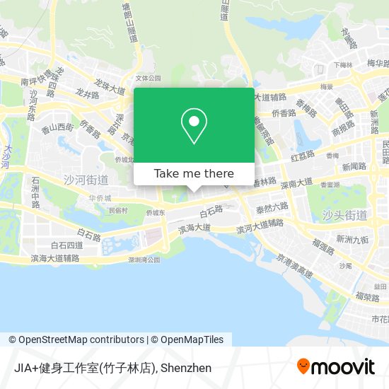 JIA+健身工作室(竹子林店) map