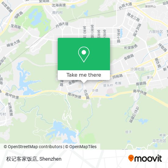 权记客家饭店 map