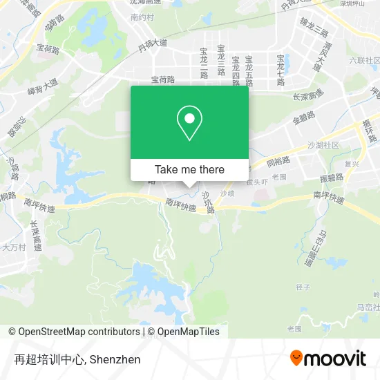 再超培训中心 map