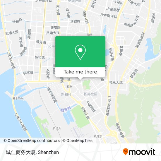 城佳商务大厦 map