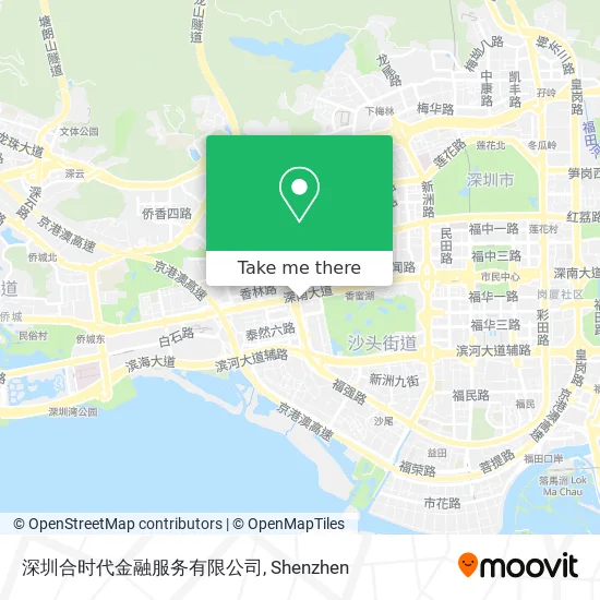 深圳合时代金融服务有限公司 map