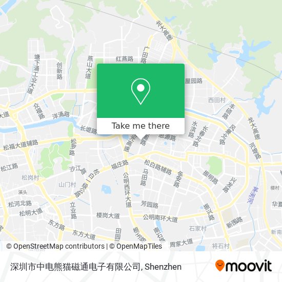 深圳市中电熊猫磁通电子有限公司 map