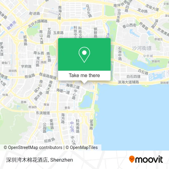 深圳湾木棉花酒店 map