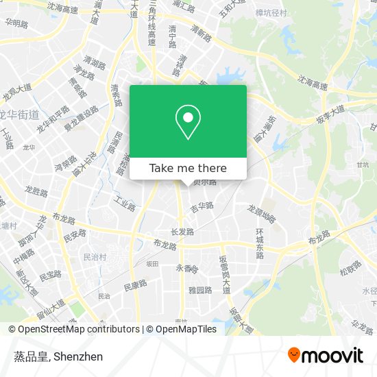 蒸品皇 map