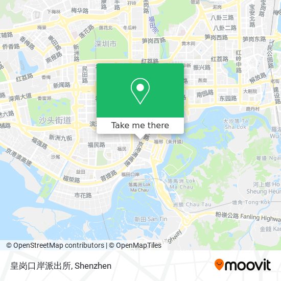 皇岗口岸派出所 map