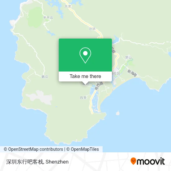 深圳东行吧客栈 map