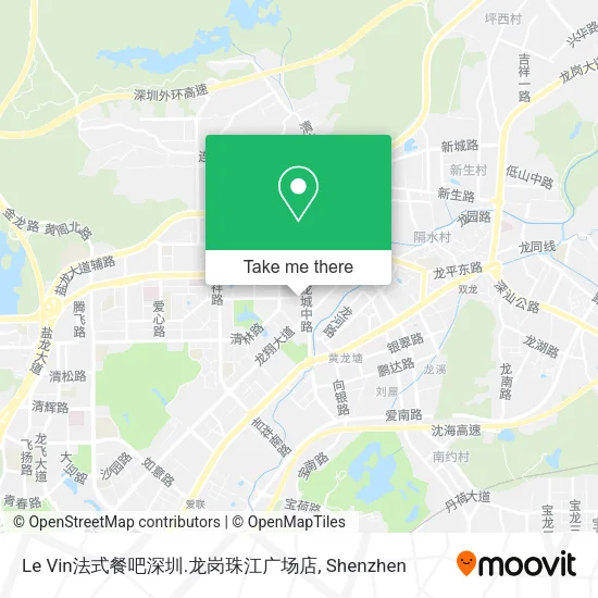 Le Vin法式餐吧深圳.龙岗珠江广场店 map
