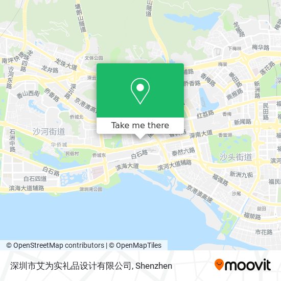 深圳市艾为实礼品设计有限公司 map