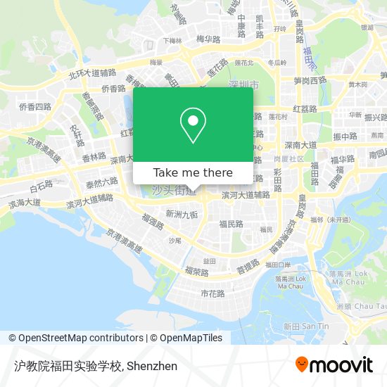 沪教院福田实验学校 map