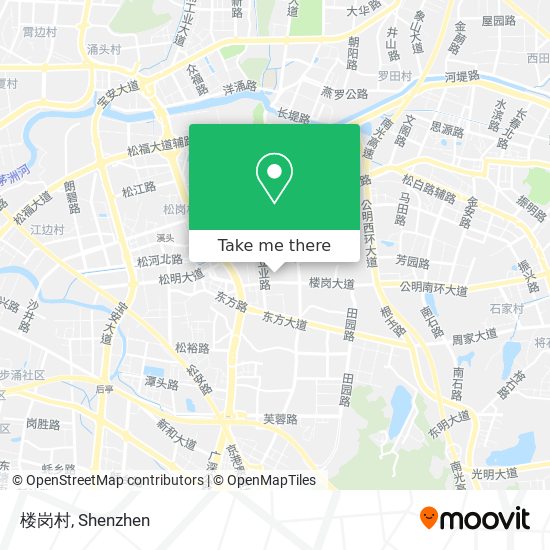 楼岗村 map