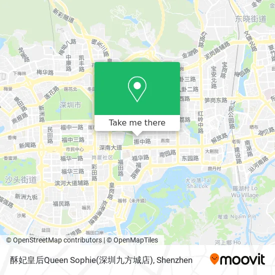 酥妃皇后Queen Sophie(深圳九方城店) map