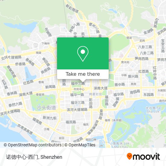 诺德中心-西门 map