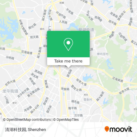 清湖科技园 map
