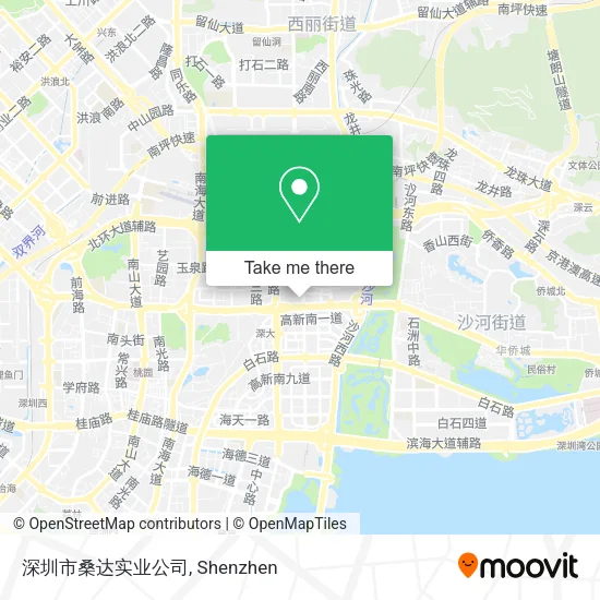 深圳市桑达实业公司 map