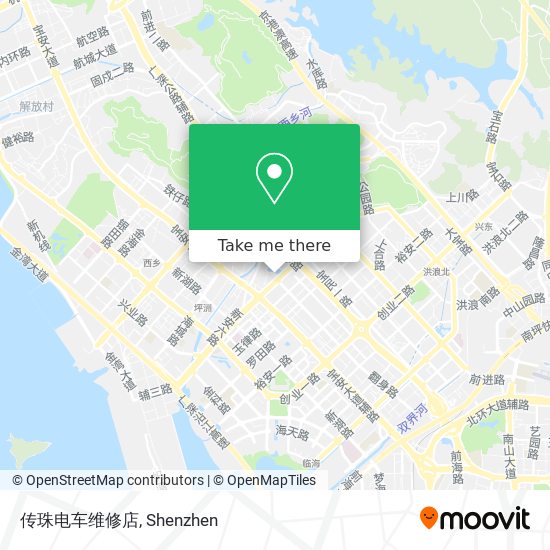 传珠电车维修店 map