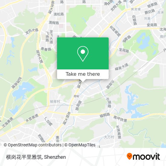 横岗花半里雅筑 map