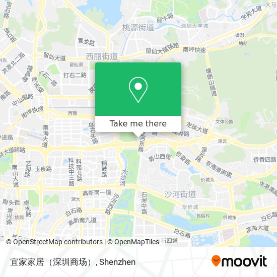 宜家家居（深圳商场） map