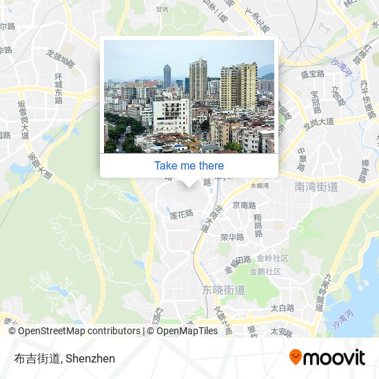 布吉街道 map