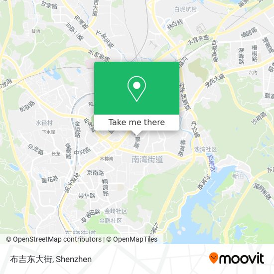 布吉东大街 map