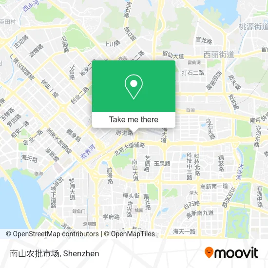 南山农批市场 map