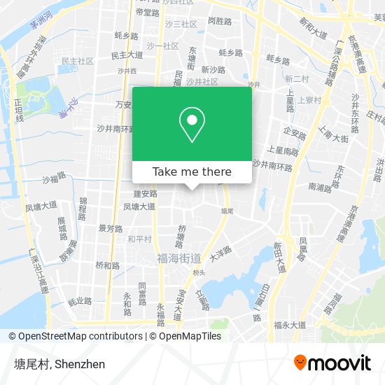 塘尾村 map