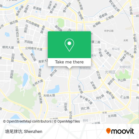 塘尾牌坊 map