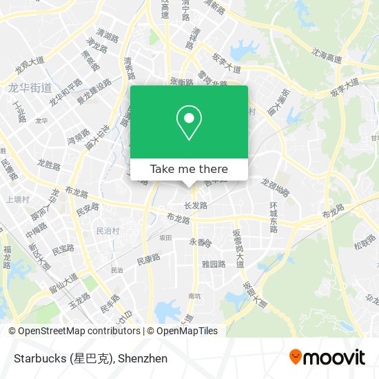 Starbucks (星巴克) map