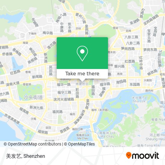 美发艺 map