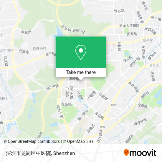 深圳市龙岗区中医院 map