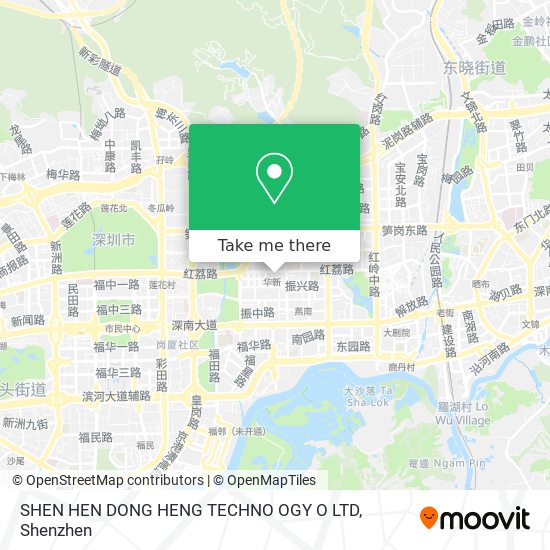 SHEN HEN DONG HENG TECHNO OGY O LTD map