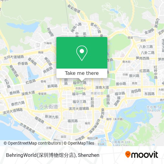 BehringWorld(深圳博物馆分店) map