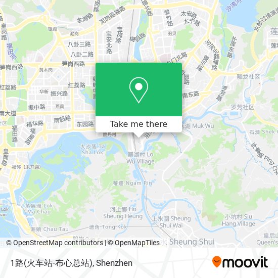 1路(火车站-布心总站) map