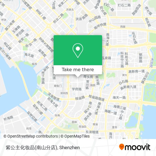 紫公主化妆品(南山分店) map