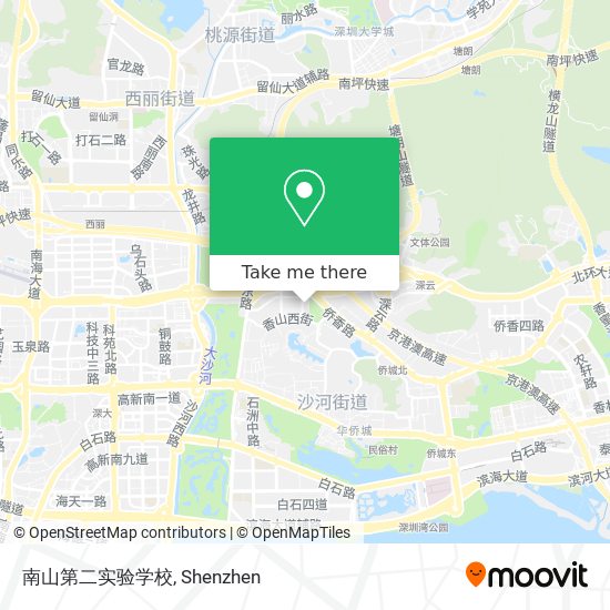 南山第二实验学校 map