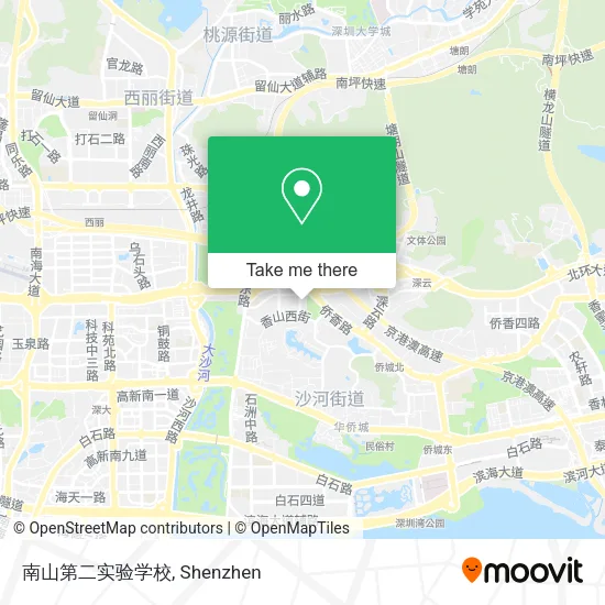 南山第二实验学校 map