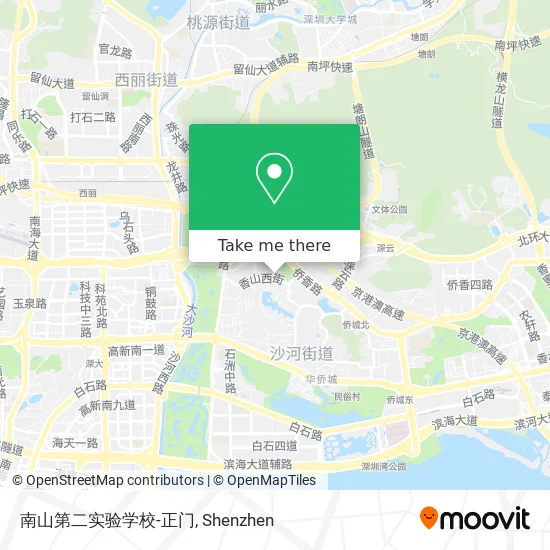 南山第二实验学校-正门 map