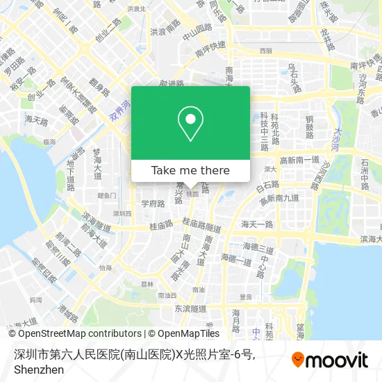 深圳市第六人民医院(南山医院)X光照片室-6号 map