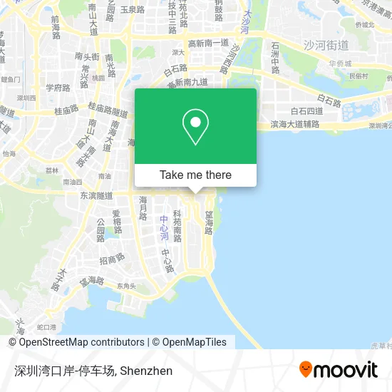 深圳湾口岸-停车场 map