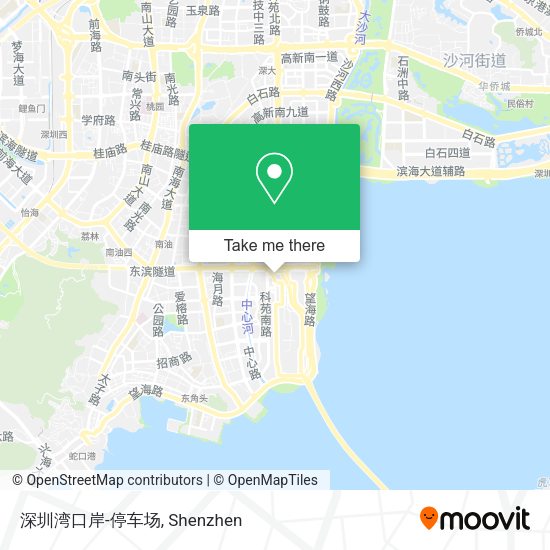 深圳湾口岸-停车场 map