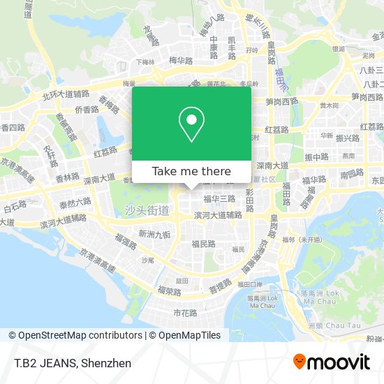 T.B2 JEANS map