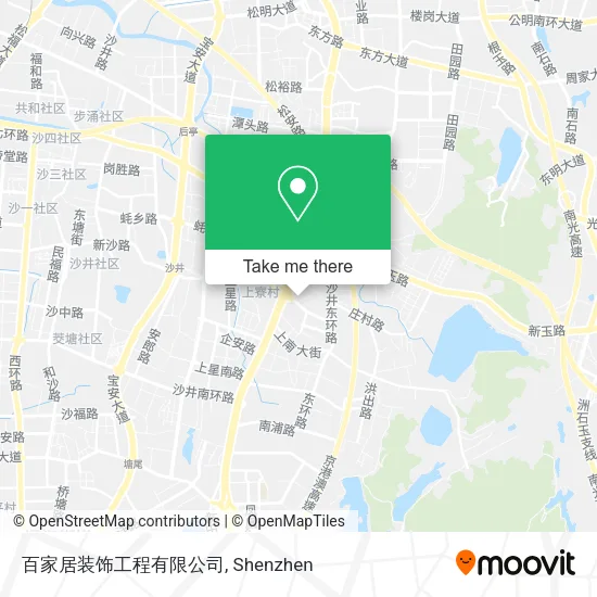 百家居装饰工程有限公司 map